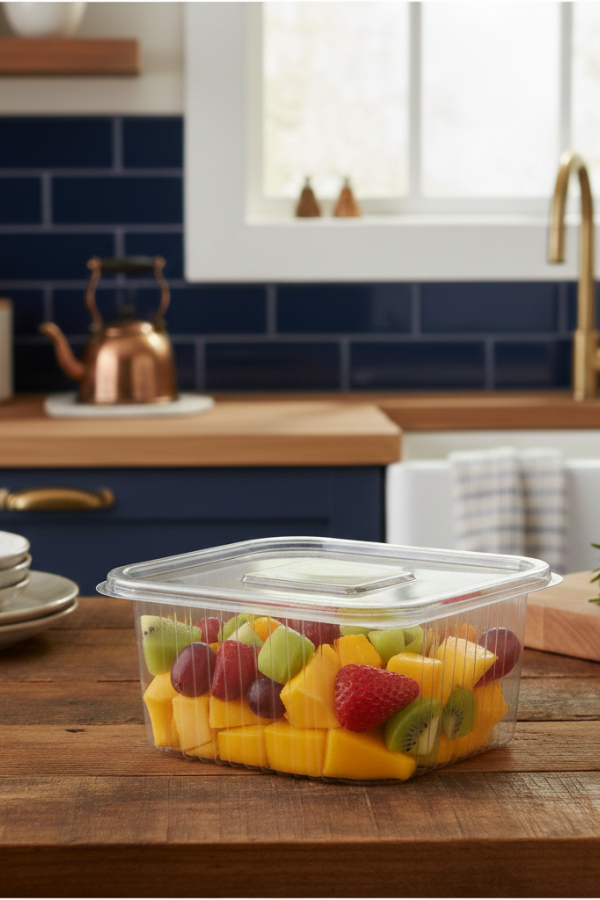 375 cc Sızdırmaz Kap Düz Kapak