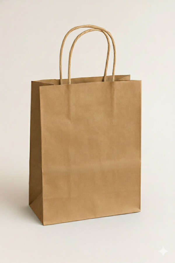 18x8x24 CRAFT Renk Karton Çanta 25 Li CRAFT Sap